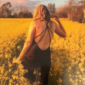 VS low back maxi dress